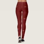 Blacksburg, Virginia Leggings (Rückseite)