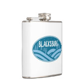 Blacksburg Virginia Outdoor Flachmann (Rechts)