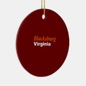 Blacksburg, Virginia-Verzierung Keramikornament (Rechts)