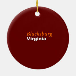 Blacksburg, Virginia-Verzierung Keramikornament