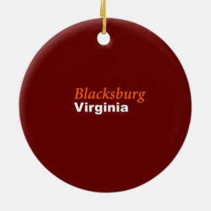 Blacksburg, Virginia-Verzierung Keramikornament