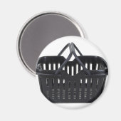 BlackShoppingBasket110511 Magnet (Vorderseite/Rückseite)