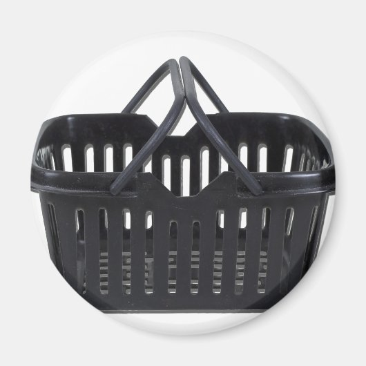 BlackShoppingBasket110511 Magnet (Vorne)