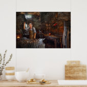 Blacksmith - Arbeit an der Schmiede Poster (Küche)