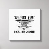 Blacksmith Blacksmithing Forging Craftsman Anvil Leinwanddruck (Vorderseite)