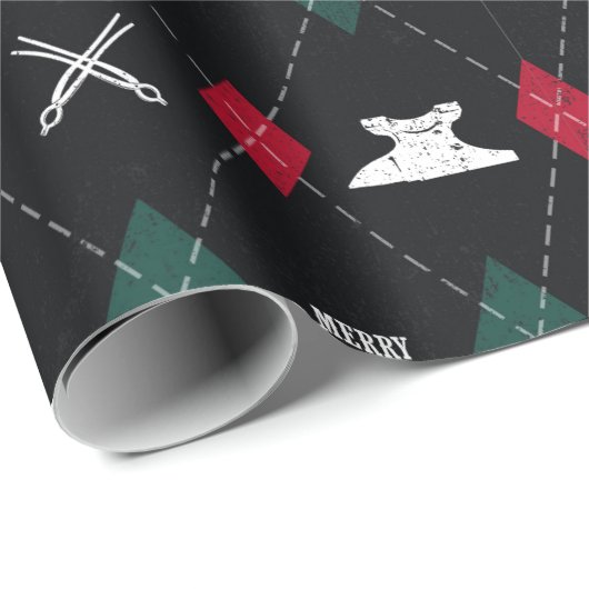 Blacksmith Christmas Wrapping Geschenkpapier (Rolleneckpunkt)