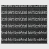 Blacksmith Extraordinaire Wrapping Paper Geschenkpapier (Flach)