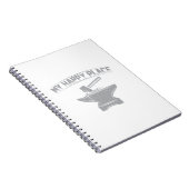 Blacksmith Gifts | Schwarzschmiedekunst Notizblock (Rechte Seite)