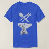 Blacksmith Hammer Sl Forge Bladesmith Tongs T T-Shirt (Design vorne)