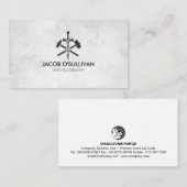 Blacksmith Iron Works Metal Visitenkarte (Vorne/Hinten)