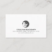 Blacksmith Iron Works Metal Visitenkarte (Rückseite)