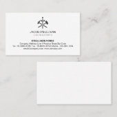 Blacksmith Iron Works Metal Visitenkarte (Vorne/Hinten)