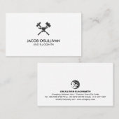 Blacksmith Iron Works Metal Visitenkarte (Vorne/Hinten)