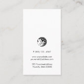 Blacksmith Iron Works Metal  Visitenkarte (Rückseite)