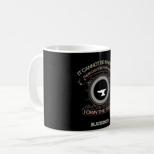 Blacksmith Kaffeetasse (Vorderseite Links)