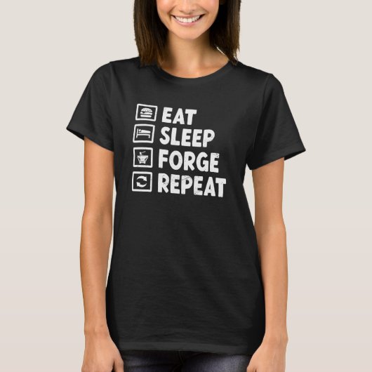 Blacksmith Life Metal Working Blacksmith Lifes T-Shirt (Vorderseite)