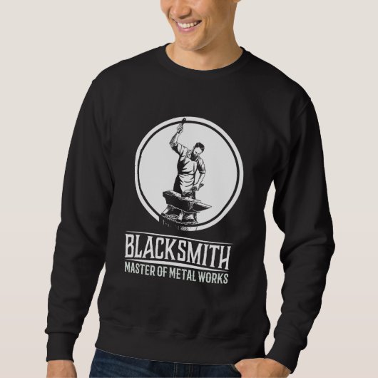 Blacksmith Master I Smith Amboss Handwerker Sweatshirt (Vorderseite)