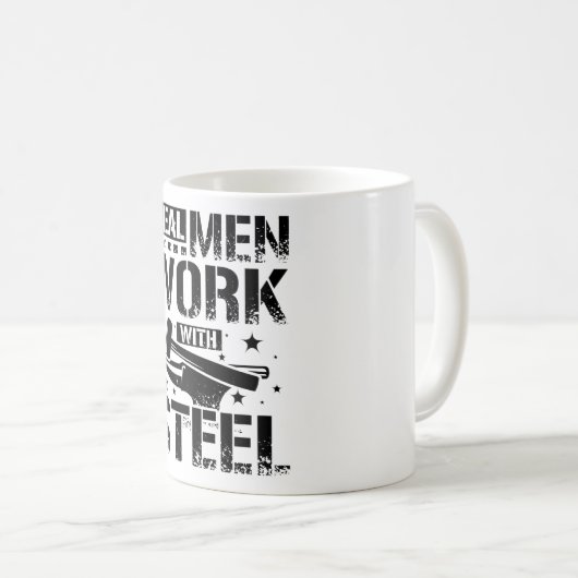 Blacksmith Men Kaffeetasse (VorderseiteRechts)