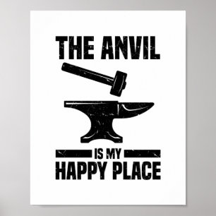 Blacksmith Metalsmith formiert Schmiedeschmiede Poster