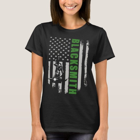 Blacksmith Metalworker T-Shirt (Vorderseite)