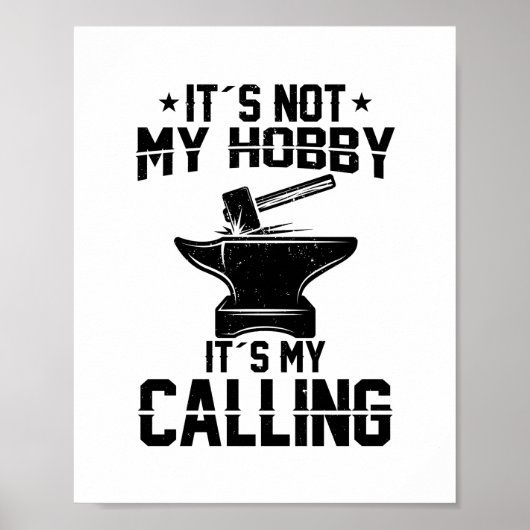 Blacksmith-Redewendungen | Schmiedekunst Poster (Vorne)