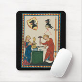 Blacksmith Schmiede Helmet Mittelalterliche Kunst Mousepad (Mit Mouse)
