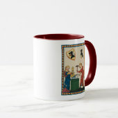 Blacksmith Schmiede Helmet Mittelalterliche Kunst Tasse (VorderseiteRechts)