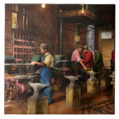 Blacksmith - Schmiedeschule 1899 Fliese (Vorderseite)