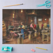 Blacksmith - Schmiedeschule 1899 Seidenpapier (Basteln)