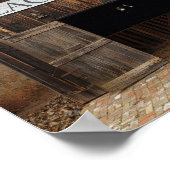 Blacksmith Shop aus dem 19. Jahrhundert in Buffalo Poster (Ecke)