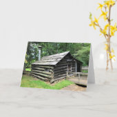 Blacksmith Shop in Mabry Mill, Virginia Karte (Gelbe Blume)