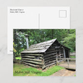 Blacksmith Shop in Mabry Mill, Virginia Postkarte (Vorne/Hinten)
