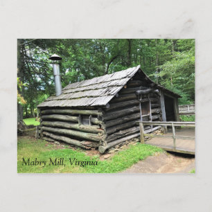 Blacksmith Shop in Mabry Mill, Virginia Postkarte