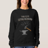 Blacksmith Tools Blacksmithing Hammer Anvil Blacks Sweatshirt (Vorderseite)