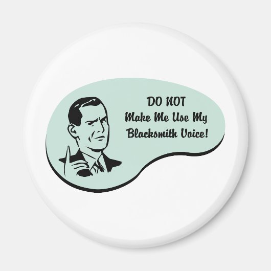 Blacksmith Voice Magnet (Vorne)