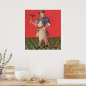 Blacksmith von 'Le Livre des Echecs Moralizes' Poster (Küche)