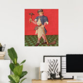 Blacksmith von 'Le Livre des Echecs Moralizes' Poster (Heimbüro)