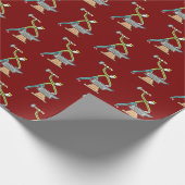 Blacksmithing Stickman Geschenkpapier (Ecke)