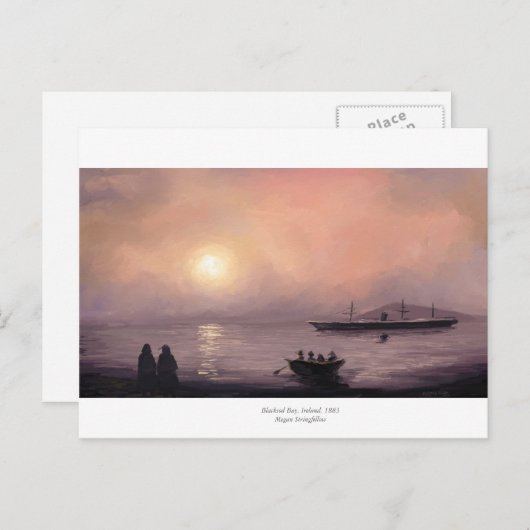 Blacksod Bay, 1883 Postkarte (Vorne/Hinten)