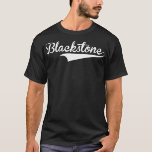 BLACKSTONE Baseball Vintag Retro Schriftart T-Shirt