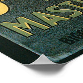 Blackstone ~ Magician Vintag Magician Magic Act Poster (Ecke)