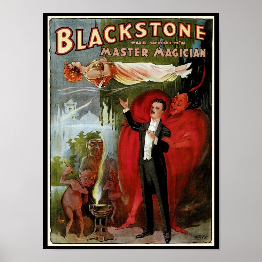 Blackstone Master Magician Poster (Vorne)