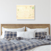 Blackstone Park Atlas Leinwanddruck (Insitu (Schlafzimmer))