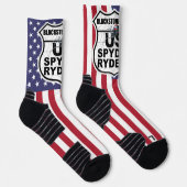 Blackstone Valley Kapitel - Socken Logo US Flagge (Rechts)