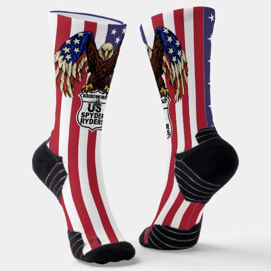 Blackstone Valley Kapitel - Socken RWB Logo Flagge (Gewinkelt)
