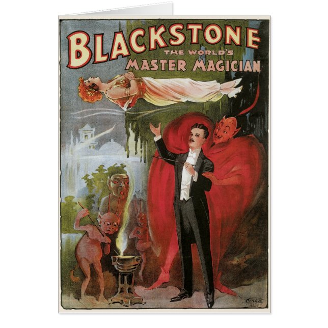 Blackstone, Vorlagenmagician der Welt, 1934 (Vorne)