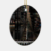 BlackTechnology Circuit Board Elektronischer Compu Keramik Ornament (Rechts)