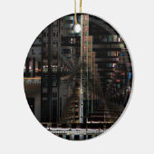 BlackTechnology Circuit Board Elektronischer Compu Keramik Ornament (Links)