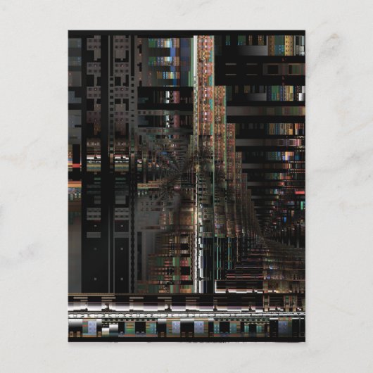 BlackTechnology Circuit Board Elektronischer Compu Postkarte (Vorderseite)