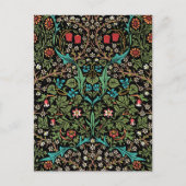 Blackthorn Floral Pattern William Morris Postcard Postkarte (Vorderseite)